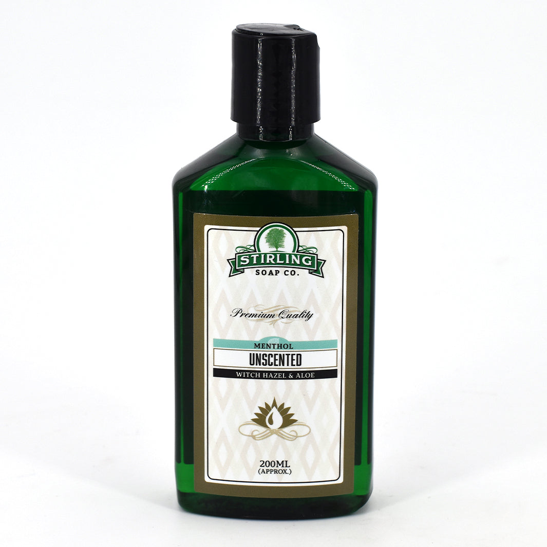 Unscented with Menthol Witch Hazel & Aloe