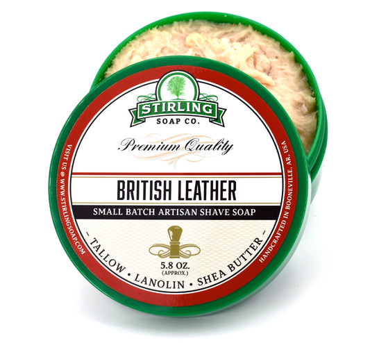 British Leather - Shave Soap
