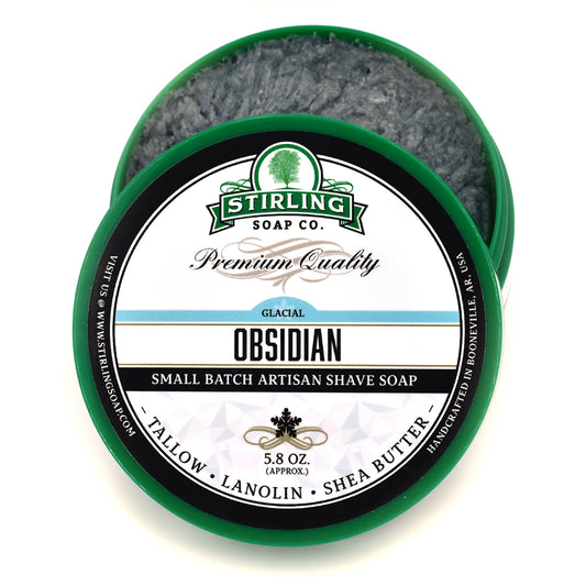 Glacial Obsidian - Shave Soap