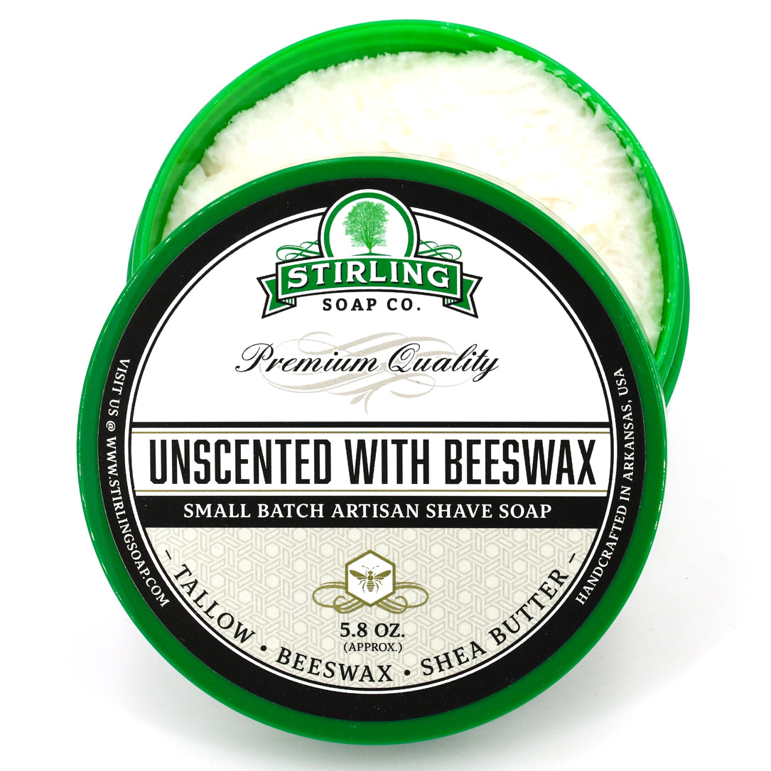 Unscented with Beeswax - Shave Soap